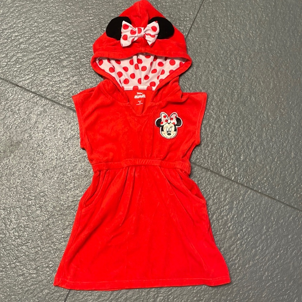 Disney Minnie Mouse Swimsuit Coverup Size 3T